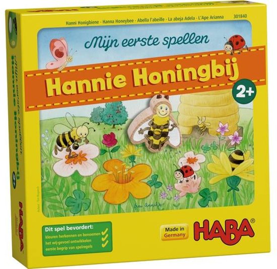 Thumbnail van een extra afbeelding van het spel Haba Mijn eerste spellen - Hannie Honingbij 301840