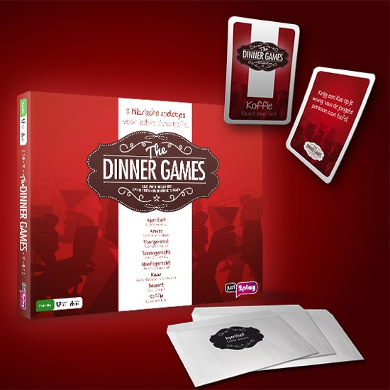 Thumbnail van een extra afbeelding van het spel The Dinner Games - Bordspel