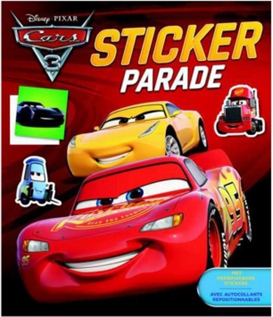 Afbeelding van het spel Disney sticker- en kleurboek Cars 3 28 cm