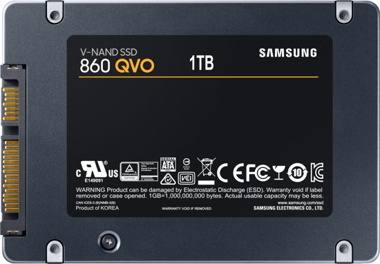 Samsung 860 QVO 1TB 2,5 inch SSD