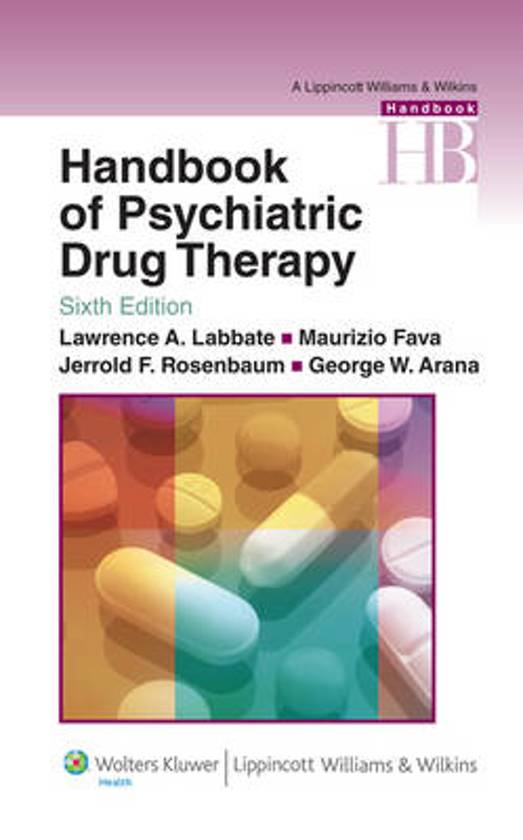 Samenvatting/Summery Handbook of Psychiatric Drug Therapy -  Psychopharmacology (201700081)