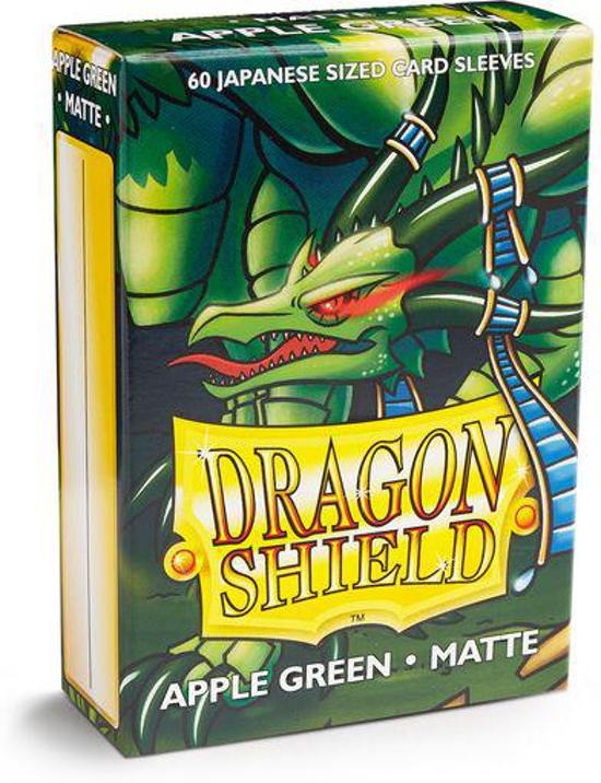Afbeelding van het spel Dragon Shield Small Sleeves Japanese Matte Apple Green 60