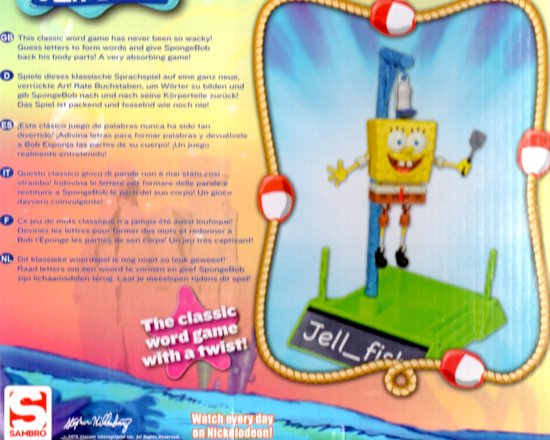 Thumbnail van een extra afbeelding van het spel Hangman game SpongeBob/ galgje