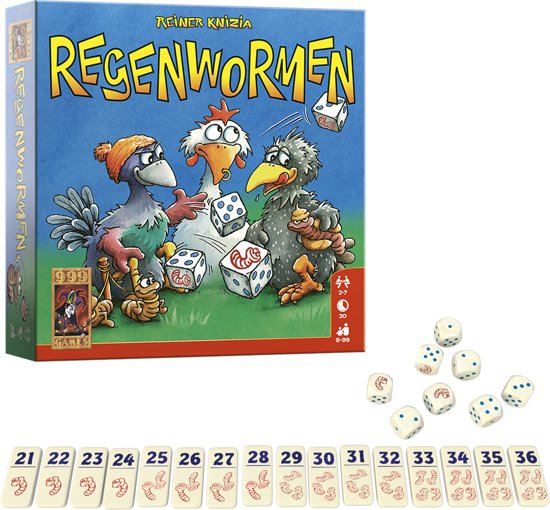 Thumbnail van een extra afbeelding van het spel Regenwormen