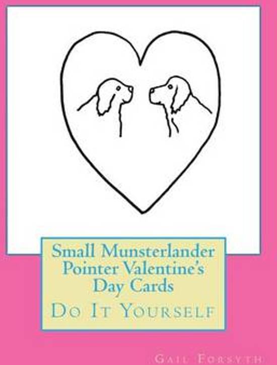 Thumbnail van een extra afbeelding van het spel Small Munsterlander Pointer Valentine's Day Cards
