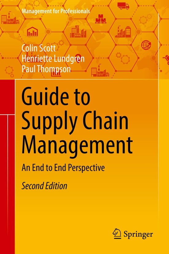 Summary of Guide to Supply Chain Management, ISBN: 9783319771854