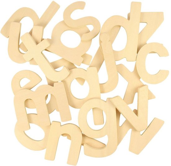 Afbeelding van het spel Bigjigs - Sjablonen - Alfabet - Kleine letters