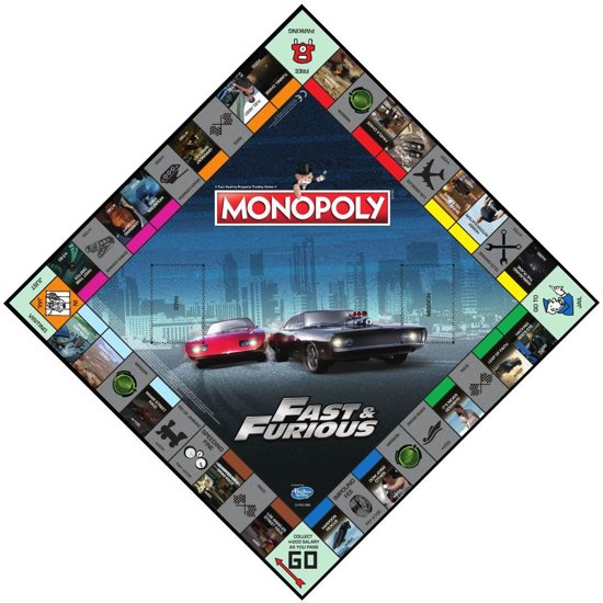Monopoly Fast & Furious - Engelstalig Bordspel