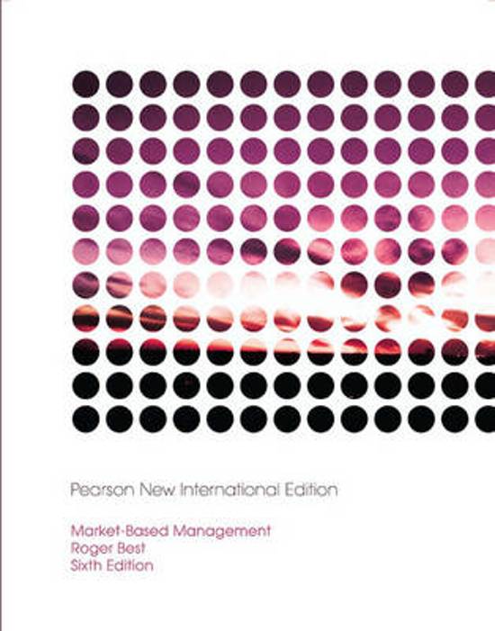 Summary book 'Market based management' - CASE EXAM IB year 4