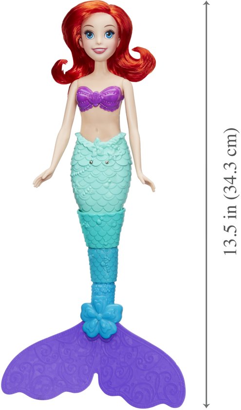 Disney Princess Zwemmende Ariel - Pop - 34,3 cm