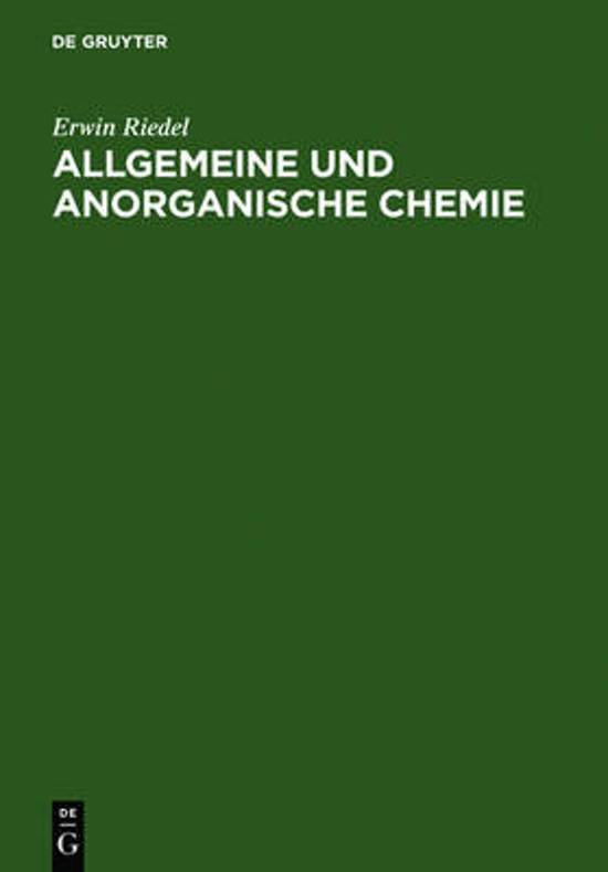 Allgemeine und anorganische Chemie