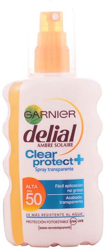 Foto van Delial - DELIAL CLEAR PROTECT spray transparente SPF50+ 200 ml