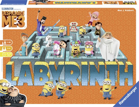 Afbeelding van het spel Ravensburger Despicable Me 3 Labyrinth - bordspel
