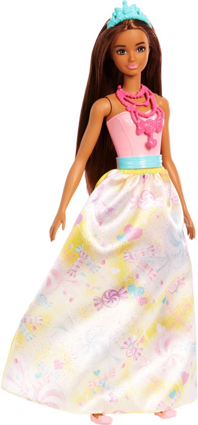 Barbie Dreamtopia Regenboog Prinses Brunette - Barbiepop