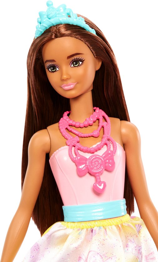 Barbie Dreamtopia Regenboog Prinses Brunette - Barbiepop