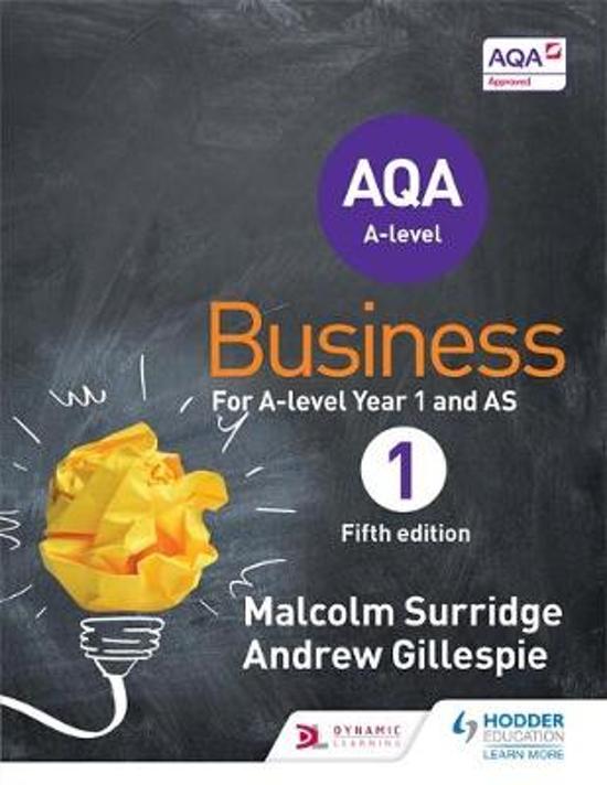 AQA Business for A Level 1 (Surridge 