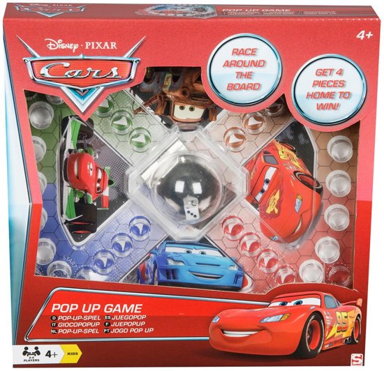 Thumbnail van een extra afbeelding van het spel Disney Cars Pop Up Game \ Spel | Kinderspel | Bordspel