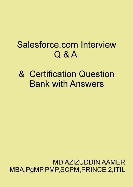Salesforce.com Interview Q 