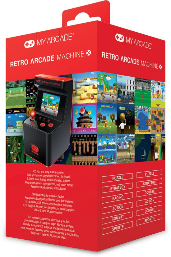 My Arcade Retro Arcade Machine X 300 Games