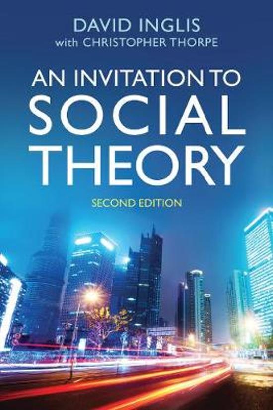 David Inglis: An invitation to social theory
