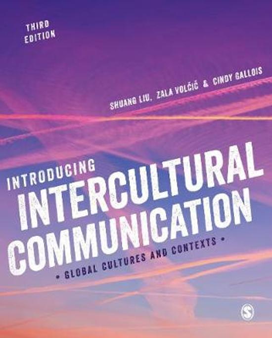 Intercultural communication Summary CH 1-13