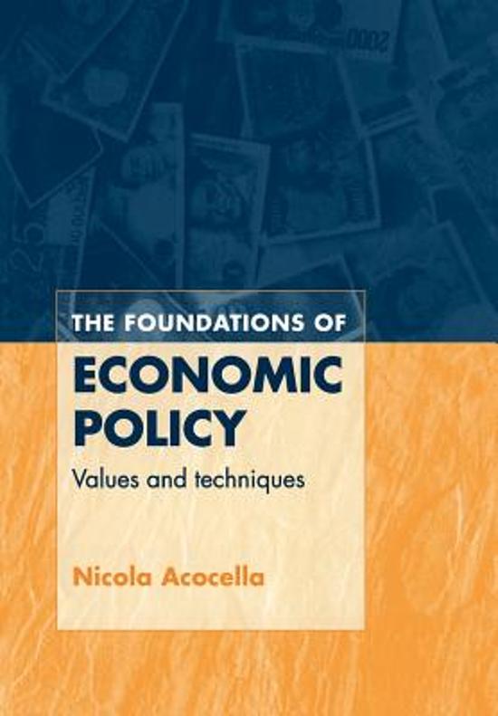 Wirtschaftspolitik - Zusammenfassung