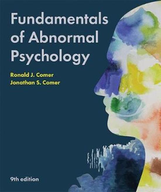 Summary Psychopathology - covering all perspectives and different disorders - Grade 8.5