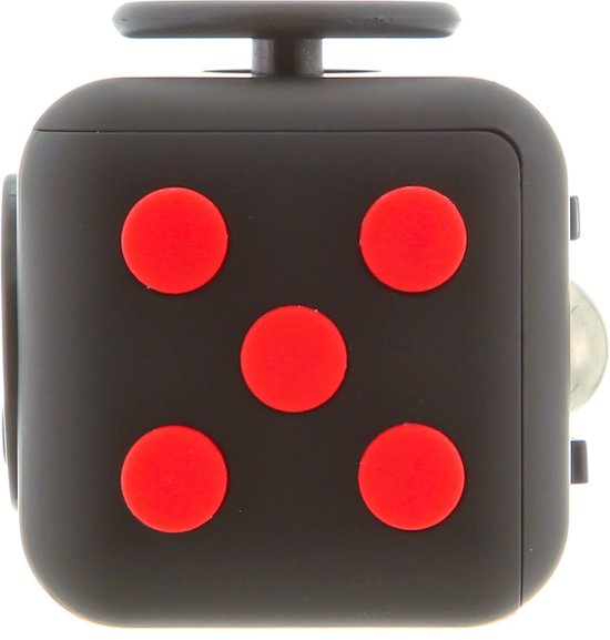 Afbeelding van het spel Fidget Cube Zwart/Rood