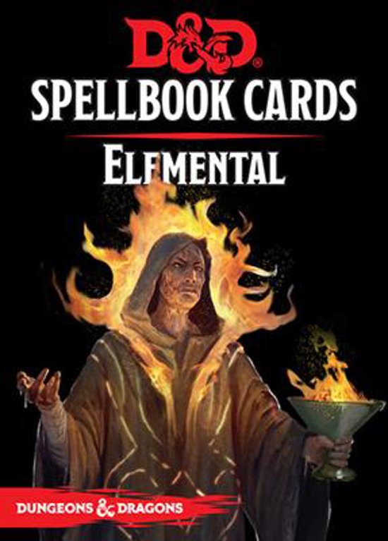 Afbeelding van het spel D&D Spellbook Cards: Elemental (45 Cards)