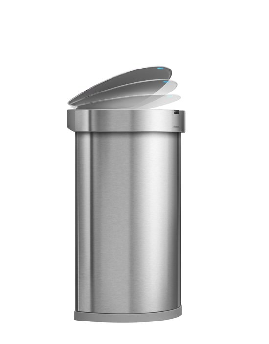 Simplehuman Semi-round Sensor Liner Pocket 45 Liter RVS