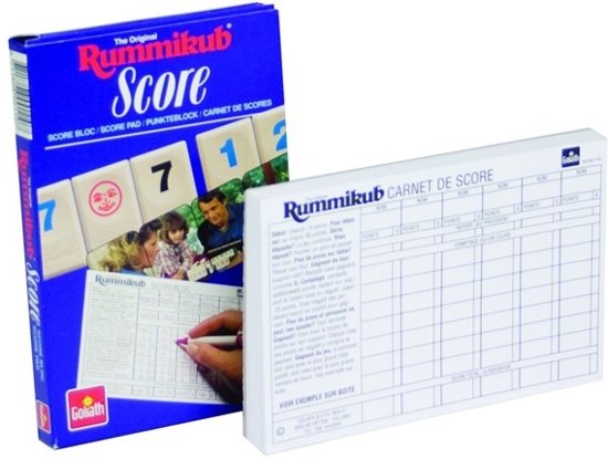 Afbeelding van het spel Rummikub Scoreblok