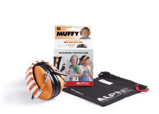 Alpine Muffy Orange gehoorbeschermer voor kinderen