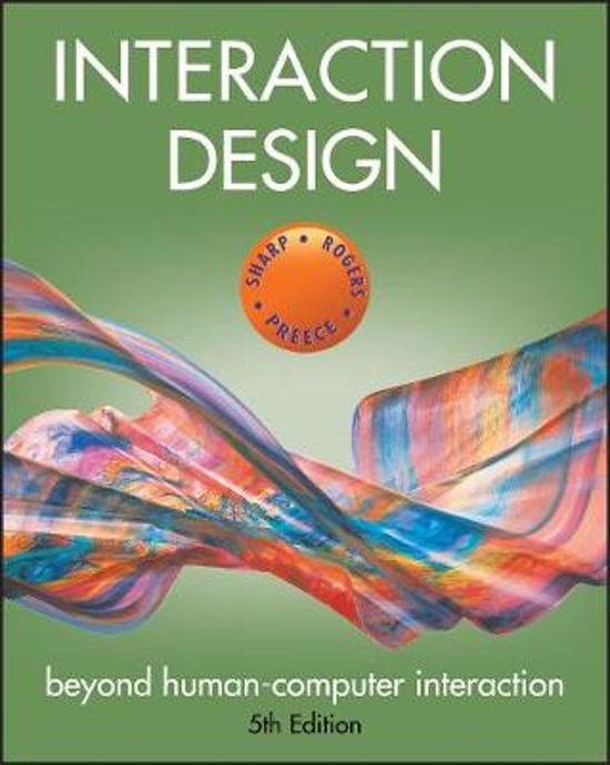 Interaction design samenvatting (5e editie)