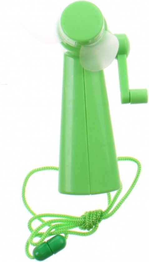 Afbeelding van het spel Toi-toys Handventilator Met Koord 10 X 8 X 3 Cm Groen
