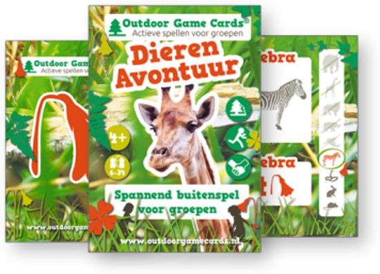 Afbeelding van het spel Dieren Avontuur - Outdoor Game Cards