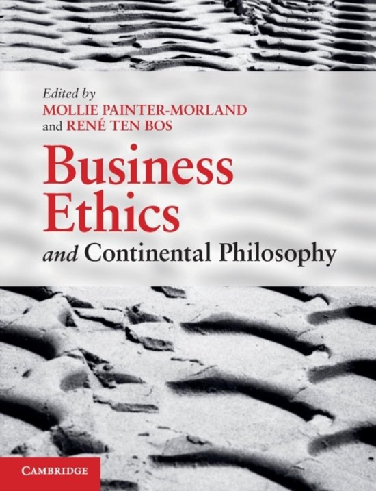 summary + lecture notes International Business Ethics
