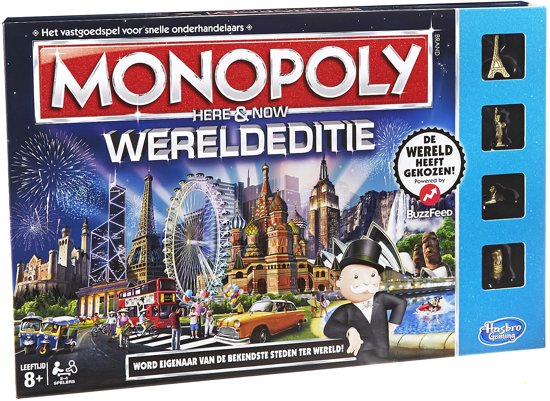Afbeelding van het spel Monopoly Wereld Editie - Bordspel