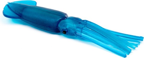 X2 Rubber Kunst Inktvis - Blauw
