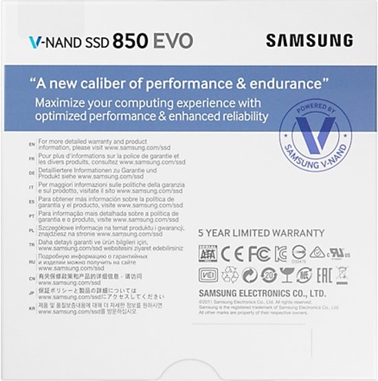 Samsung 850 EVO - Interne SSD - 1 TB