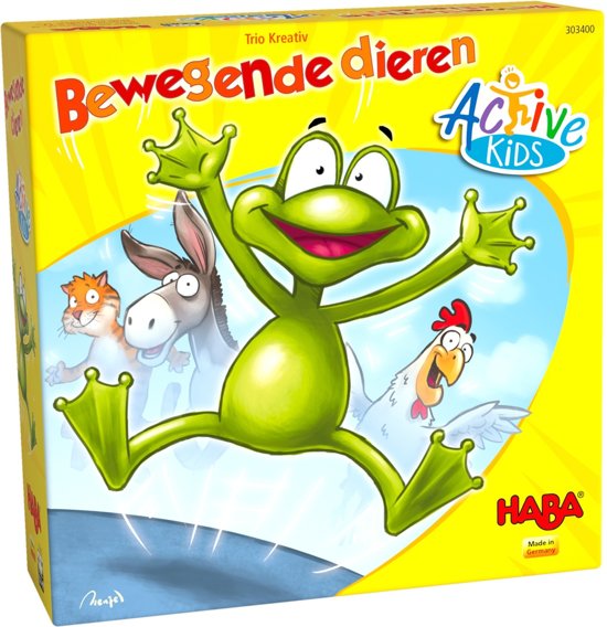 Thumbnail van een extra afbeelding van het spel Haba - Spel - Active kids - Bewegende dieren