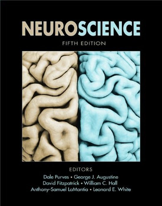 Test Bank for Neuroscince 6th edition by Purves 100% correct answers||34 chapters