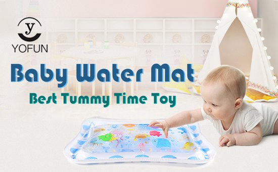 Baby Waterspeelmat - speelmat baby - babytrainer - speelmat - Opblaasbare baby mat - watermat - Speelkleed