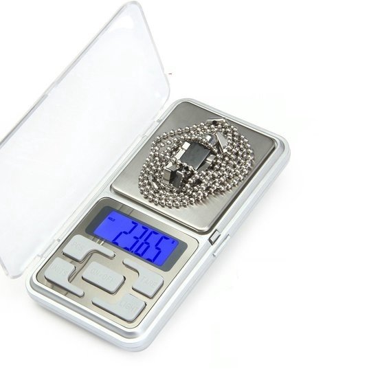 Professionele Digitale Precisie Pocket Mini ( Keuken ) Nauwkeurige Weegschaal 0,01 tot 200 Gram - Mini Digitaal Zakweegschaal / Weegschaaltje