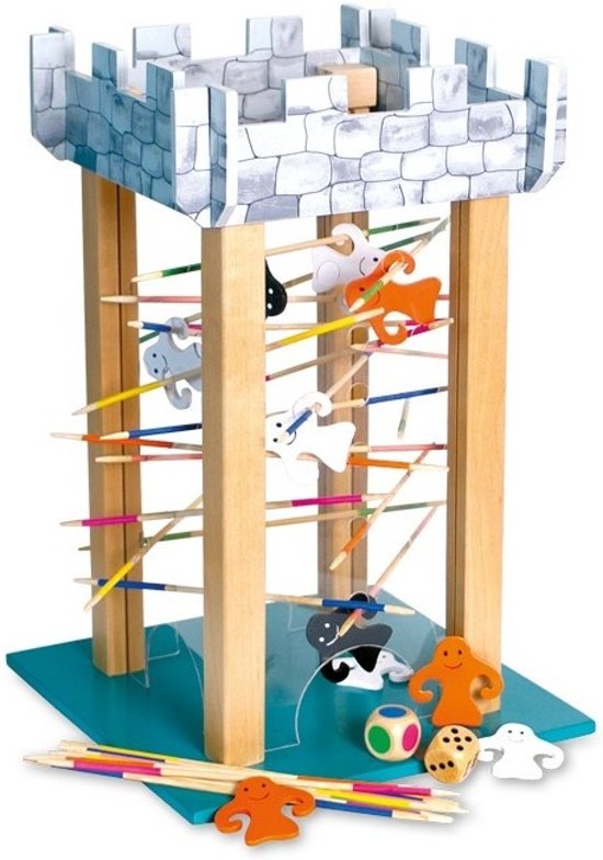 Afbeelding van het spel Base Toys Spoken Toren Spel van Hout