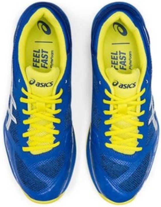 ASICS Gel Netburner Ballistic FF blauw geel volleybalschoenen heren