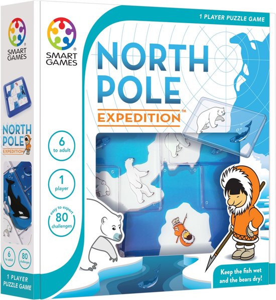 Afbeelding van het spel Smart Games North Pole Expedition (80 opdrachten)