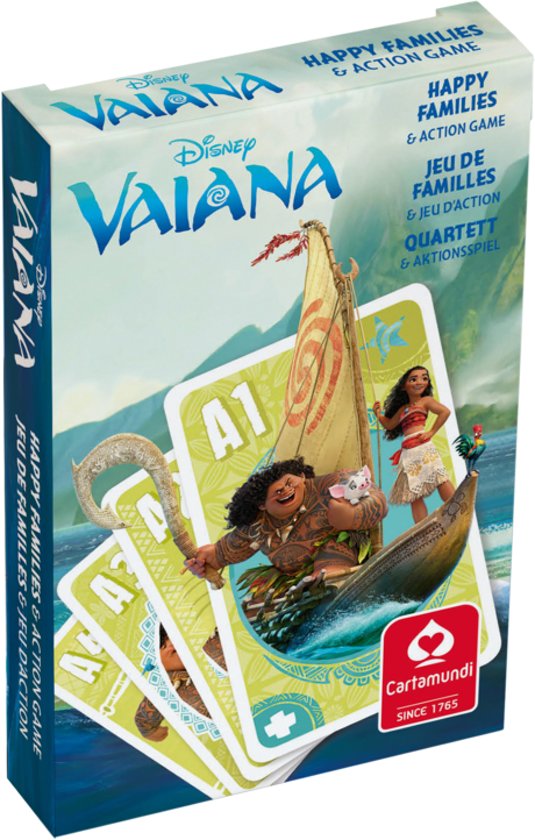 Afbeelding van het spel Disney Vaiana - 2 in 1 - Kwartet en Actiespel