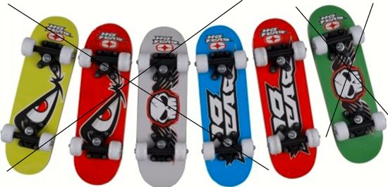 Skateboard 43,2x12,7cm