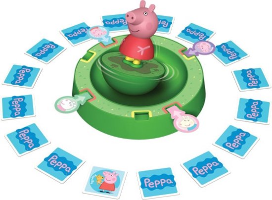 Thumbnail van een extra afbeelding van het spel Peppa Dolle Draaispel - Kinderspel
