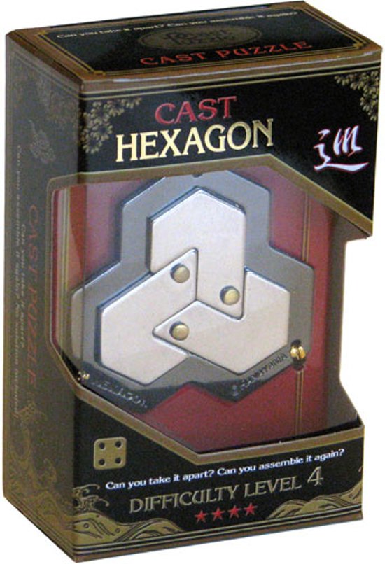 Thumbnail van een extra afbeelding van het spel Cast puzzel Hexagone****